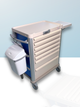 Villard Eolis 600x400 Medication Cart with Electronic Lock & Dispensing Bins (1006.01E30)