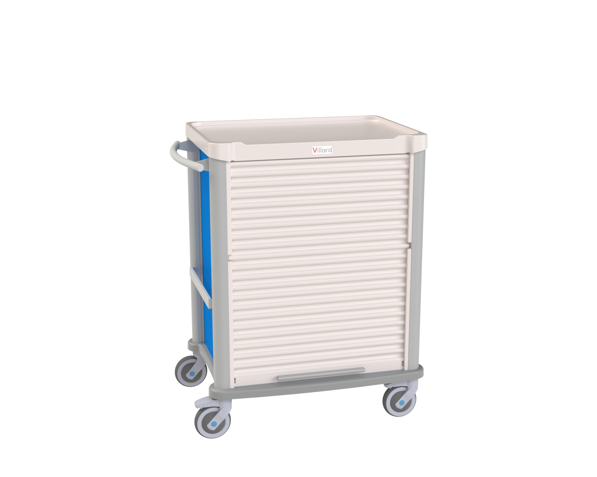 Treatment cart w/ roller shutter & Meshed Basket