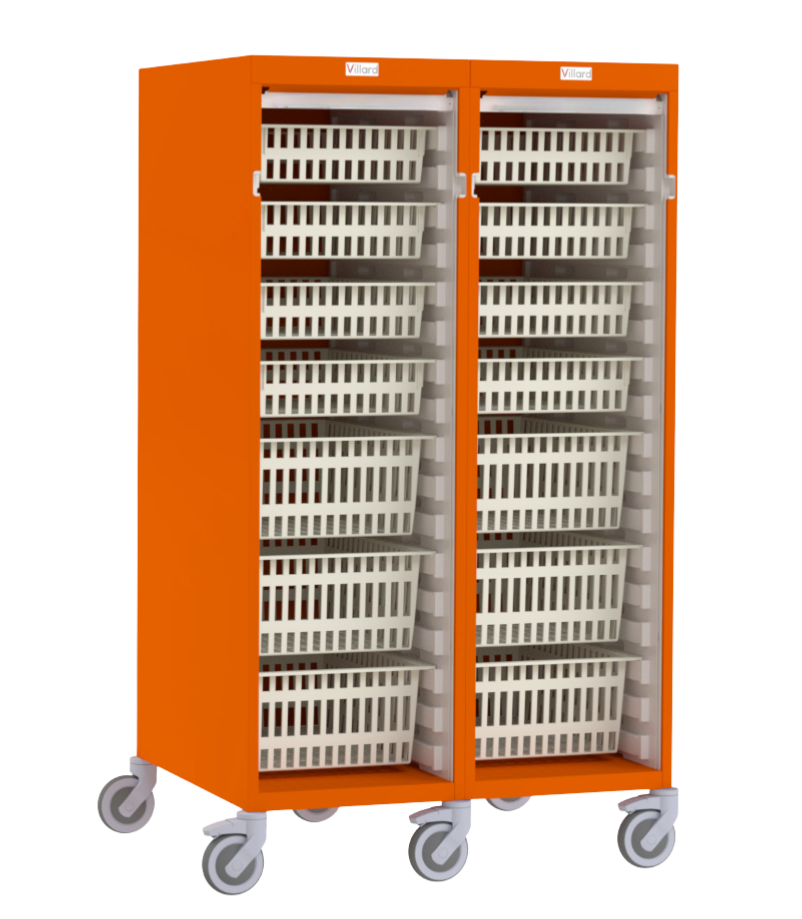 Double Cabinet 17 Levels Open-Front