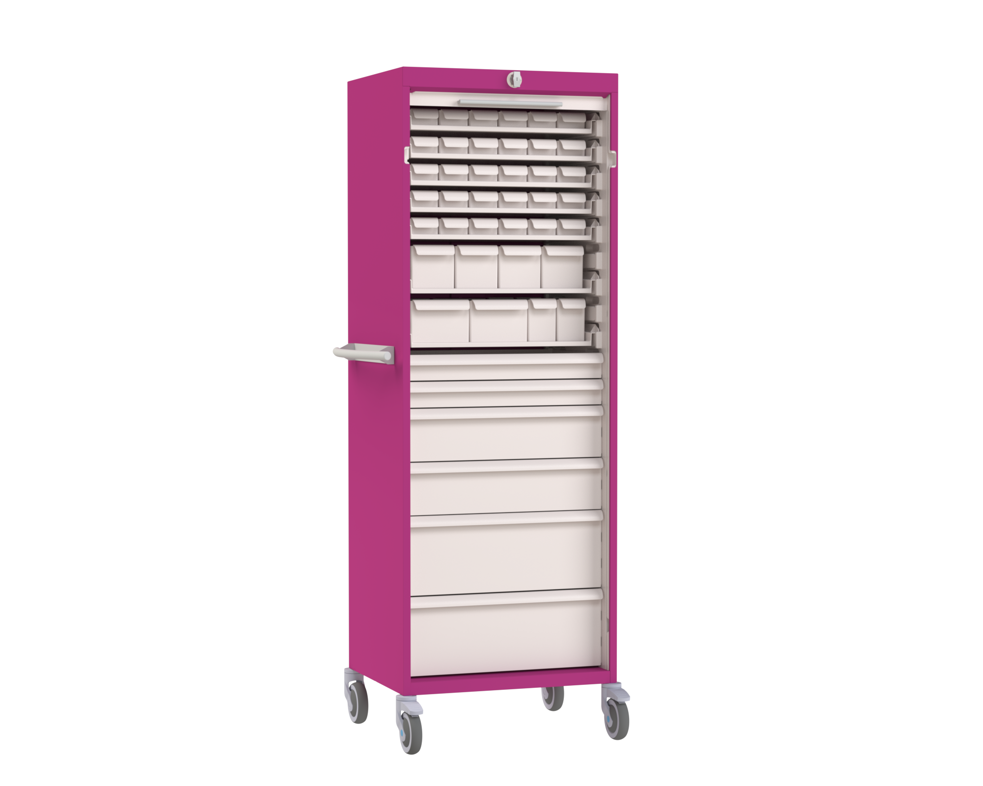 Villard Eolis 600x400 Medication Cart with Rolling Shutter | 21 Modules