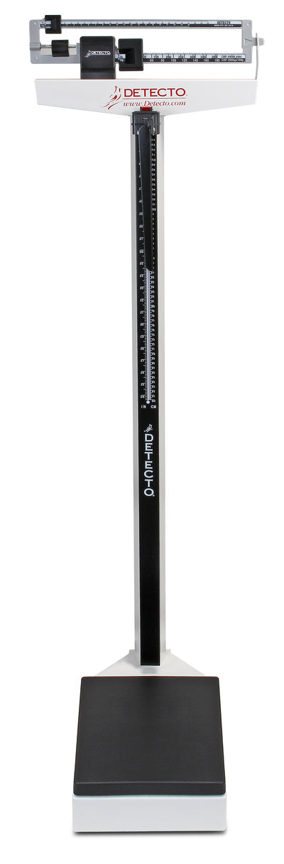 Pèse-personne médicale mécanique DETECTO 338 avec toise