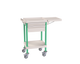 Chariot médical compact pour soins et procédures avec tablette rabattable et deux tiroirs (modèle 1003.05T05)