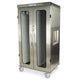 Double Column Medical Storage Cabinet - Stainless Steel with Glass Doors and Electronic Lock (MSSM82-00GE)