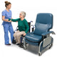 Lumex Deluxe Clinical Care Recliner with Drop Arms & Trendelenburg – Blue Ridge (FR566DG427)