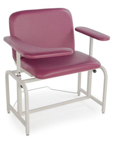 Lumex® 6200 Series Bariatric Phlebotomy Chair (Adjustable Arms, 24.5" Seat, 800 lb Capacity)