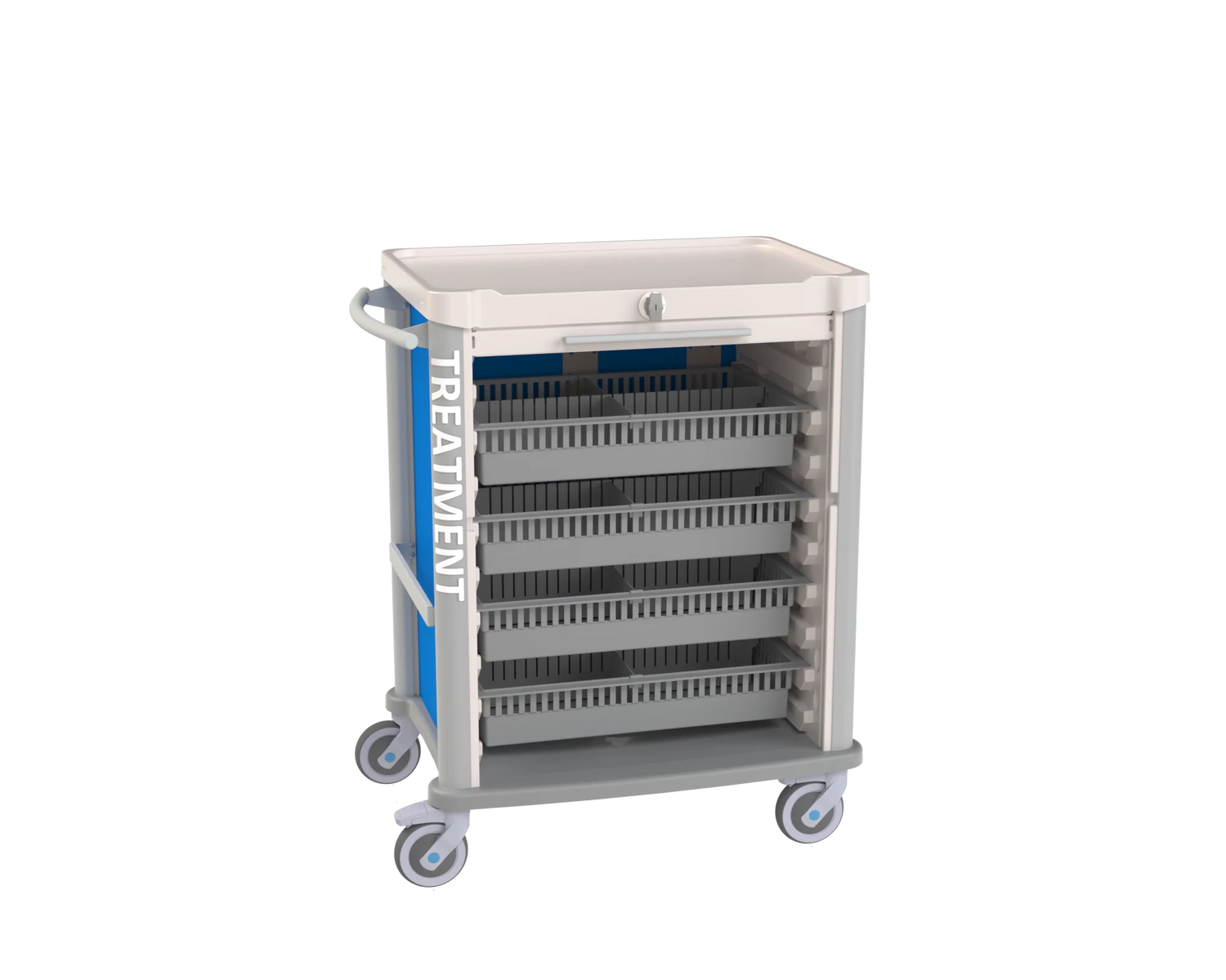 Easy access to see through basket for fast treatment