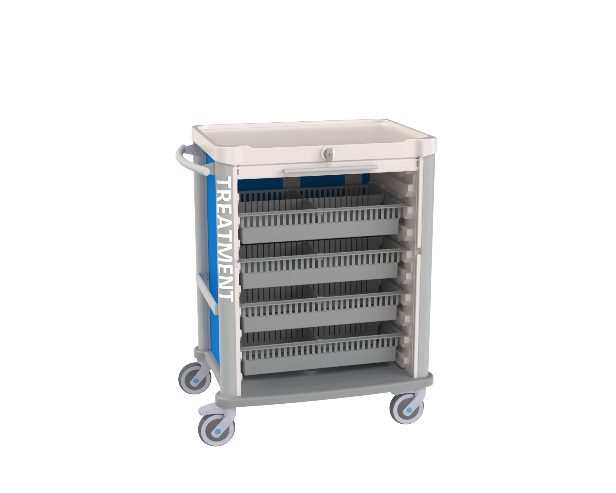 Easy access to see through basket for fast treatment