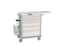 General Cart With Keypad Lock And Folding Lateral Shelf