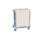 Treatment cart w/ roller shutter & Meshed Basket