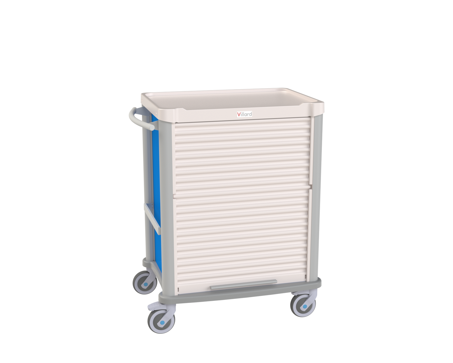Treatment cart w/ roller shutter & Meshed Basket