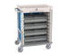 Treatment cart w/ roller shutter & Meshed Basket