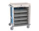 Treatment cart w/ roller shutter & Meshed Basket
