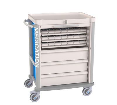 Medication cart - 21 patients