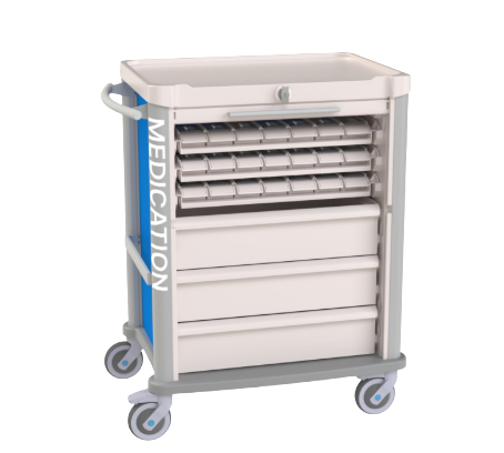 Medication cart - 21 patients