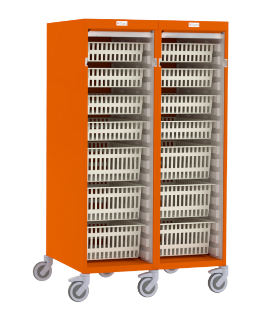 Double Cabinet 17 Levels Open-Front