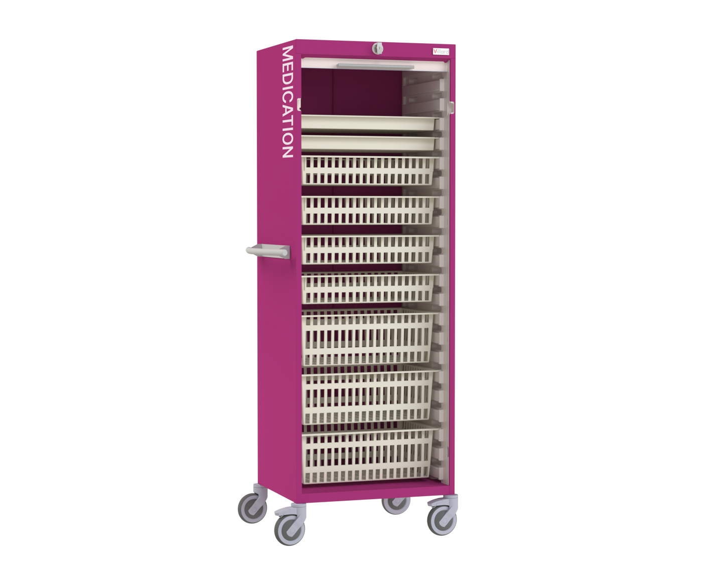 Villard Eolis Medication Cabinet with Roller Shutter (21 Modules)