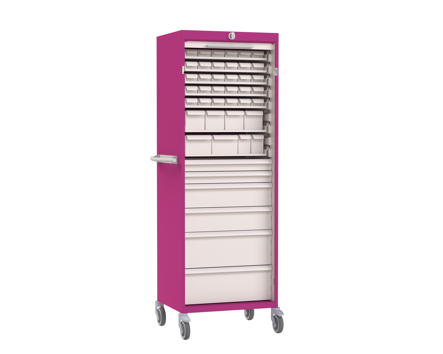 Villard Eolis 600x400 Medication Cart with Rolling Shutter | 21 Modules