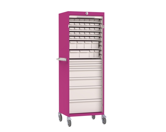 Villard Eolis 600x400 Medication Cart with Rolling Shutter | 21 Modules