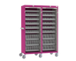 Double Column Storage Trolley - With Roller Shutter
