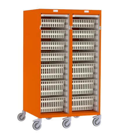 Double Cabinet 17 Levels Roller Shutter