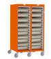 Double Cabinet 17 Levels Roller Shutter