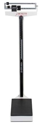 DETECTO 338 Mechanical Weigh-Beam Physician Scale with Height Rod