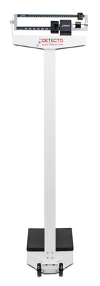 DETECTO 338 Mechanical Weigh-Beam Physician Scale with Height Rod