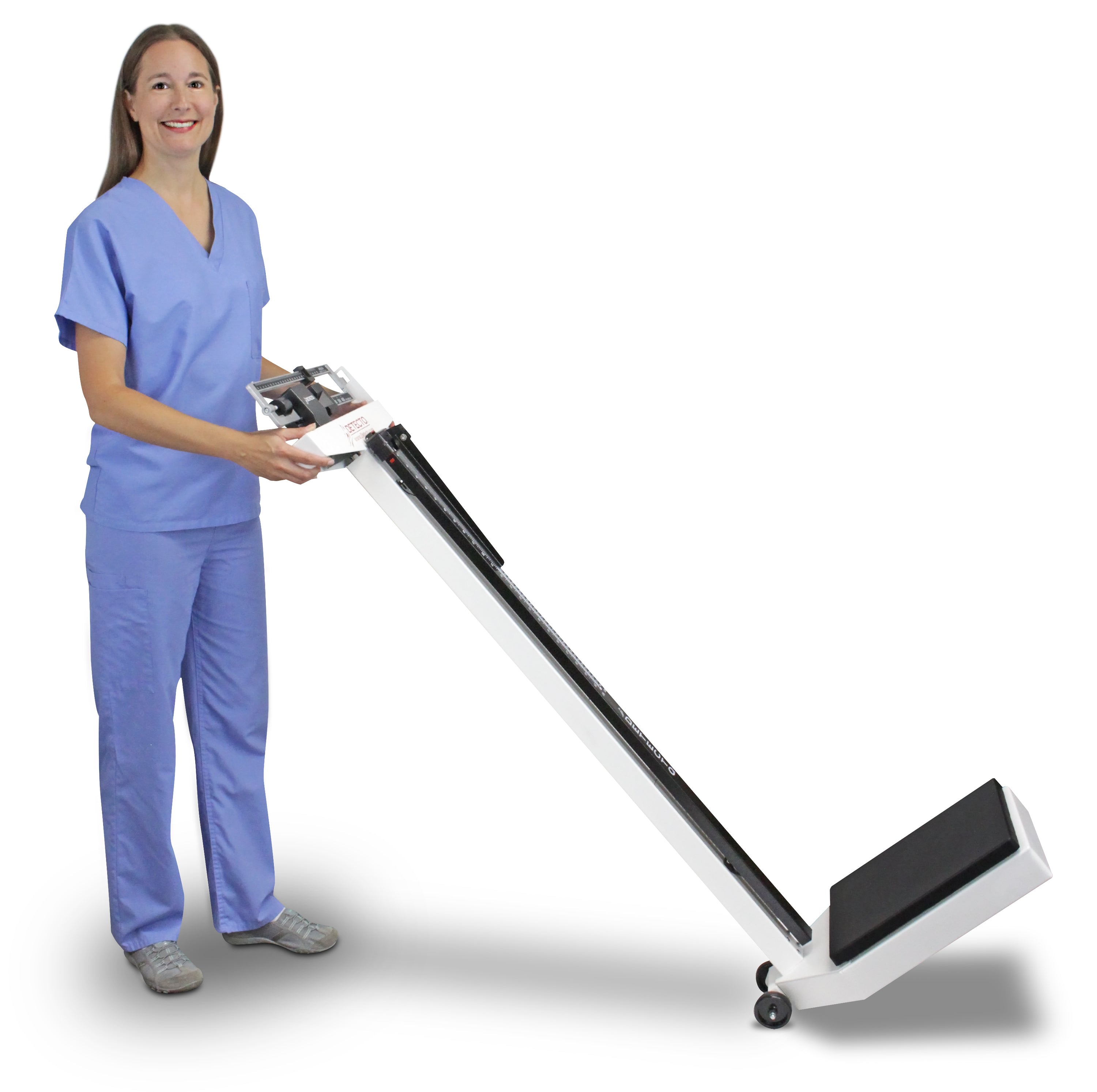 DETECTO 338 Mechanical Weigh-Beam Physician Scale with Height Rod