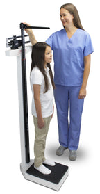 DETECTO 338 Mechanical Weigh-Beam Physician Scale with Height Rod