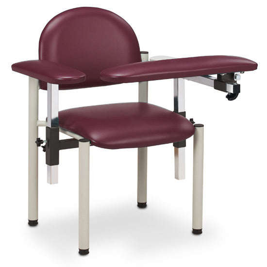 Fauteuil de prélèvement sanguin rembourré Clinton SC Series (Standard et Extra-Large, Tiroir en option, Capacité de 300 lb)