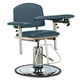 Clinton H-Series Hydraulic Height-Adjustable Blood Drawing Chair (20.25" to 27.5" Seat Height, 6° Anti-Syncope Tilt, 300 lb Capacity)