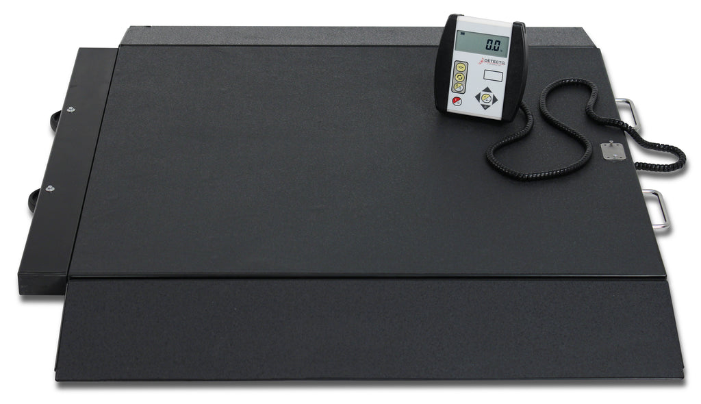 Portable Low-Profile Wheelchair Scale | 1,000 lb Capacity with Remote Display