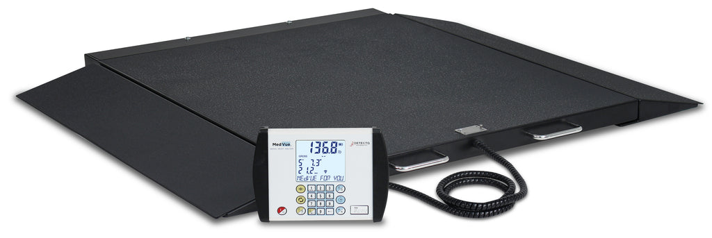 Portable Wheelchair Scale with EMR Connectivity | MedVue® Indicator