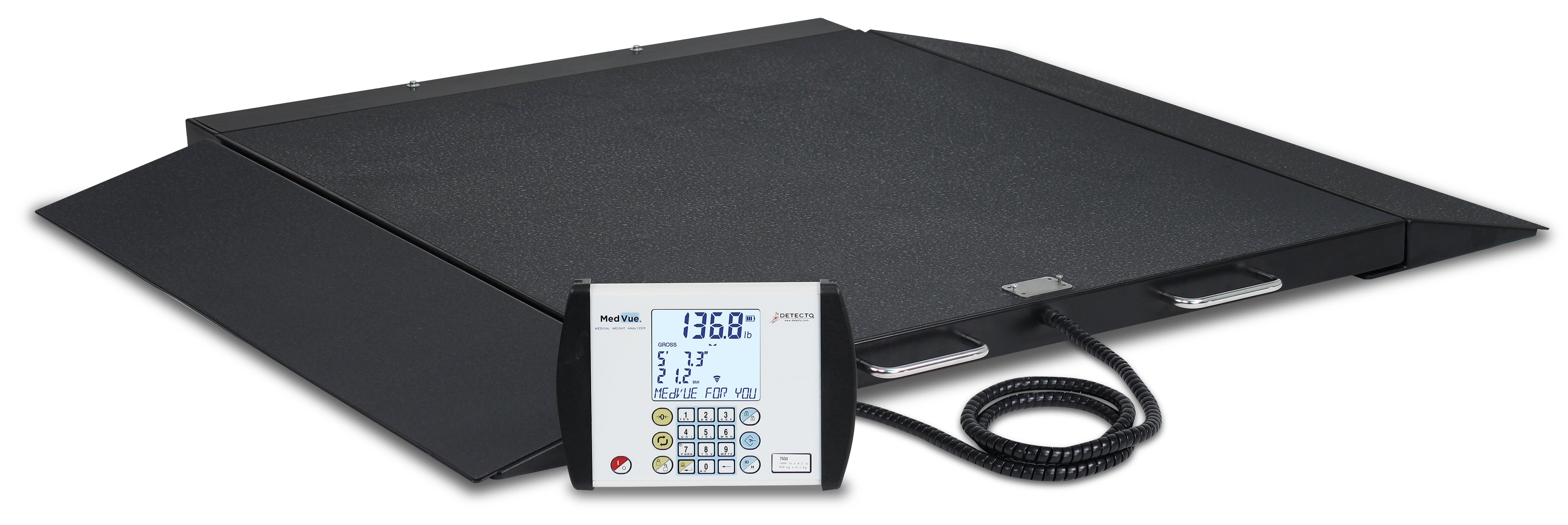 Portable Wheelchair Scale with EMR Connectivity | MedVue® Indicator
