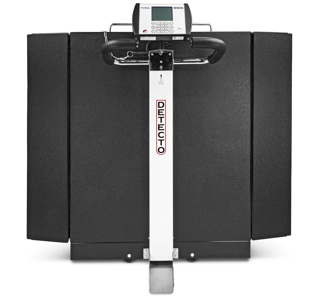 Portable Wheelchair Scale with Fold-Up Column | EMR Ready | 1,000 lb Capacity