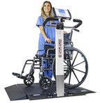 Portable Wheelchair Scale with Fold-Up Column | EMR Ready | 1,000 lb Capacity