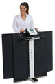 Portable Wheelchair Scale with Fold-Up Column | EMR Ready | 1,000 lb Capacity