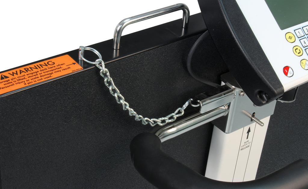 Portable Wheelchair Scale with Fold-Up Column | EMR Ready | 1,000 lb Capacity