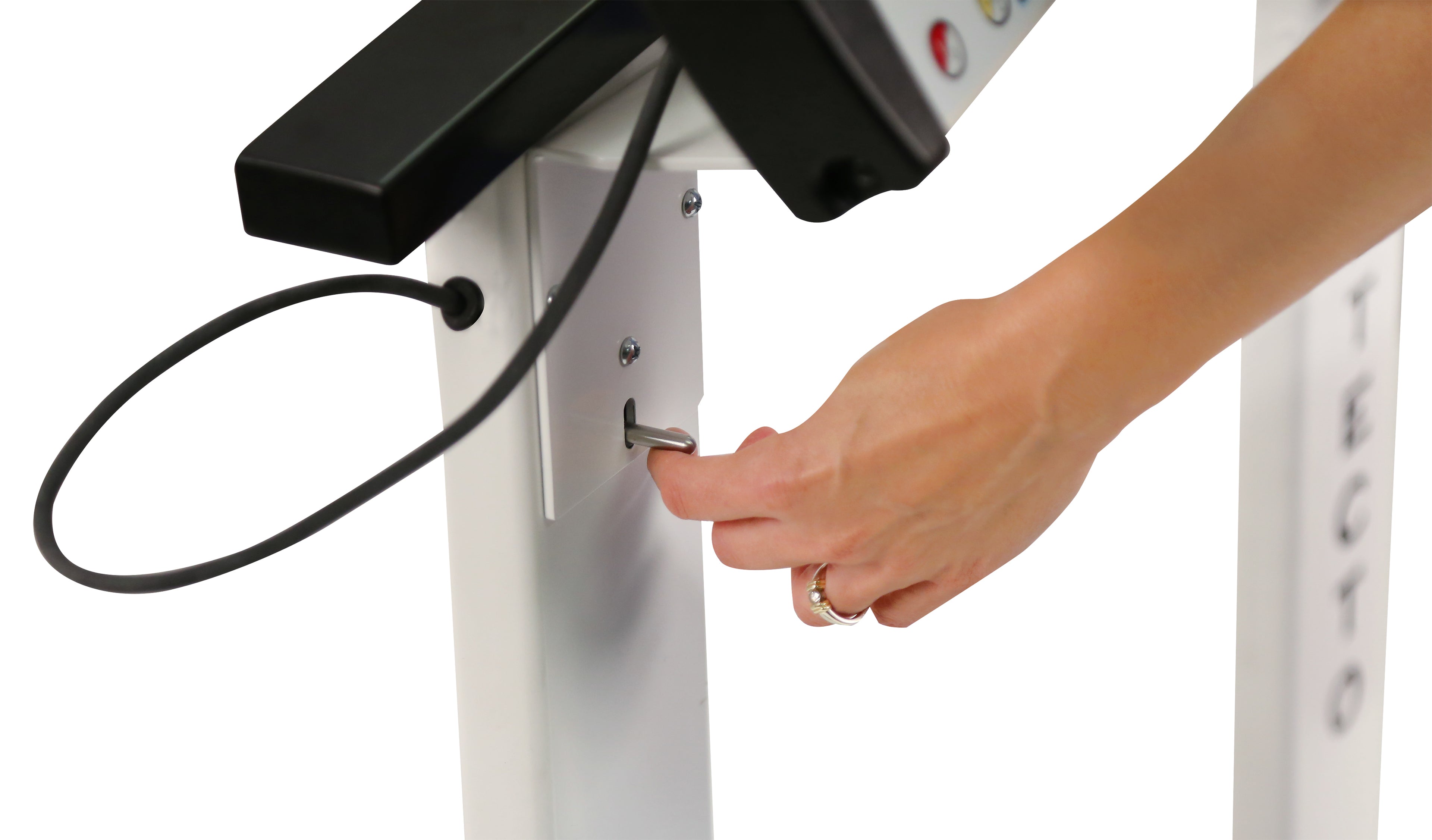 Portable Wheelchair Scale with Handrail | 1,000 lb Capacity & Fold-Up Design