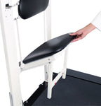 3-in-1 Portable Wheelchair Scale with Fold-Up Seat & Handrail | 1,000 lb Capacity