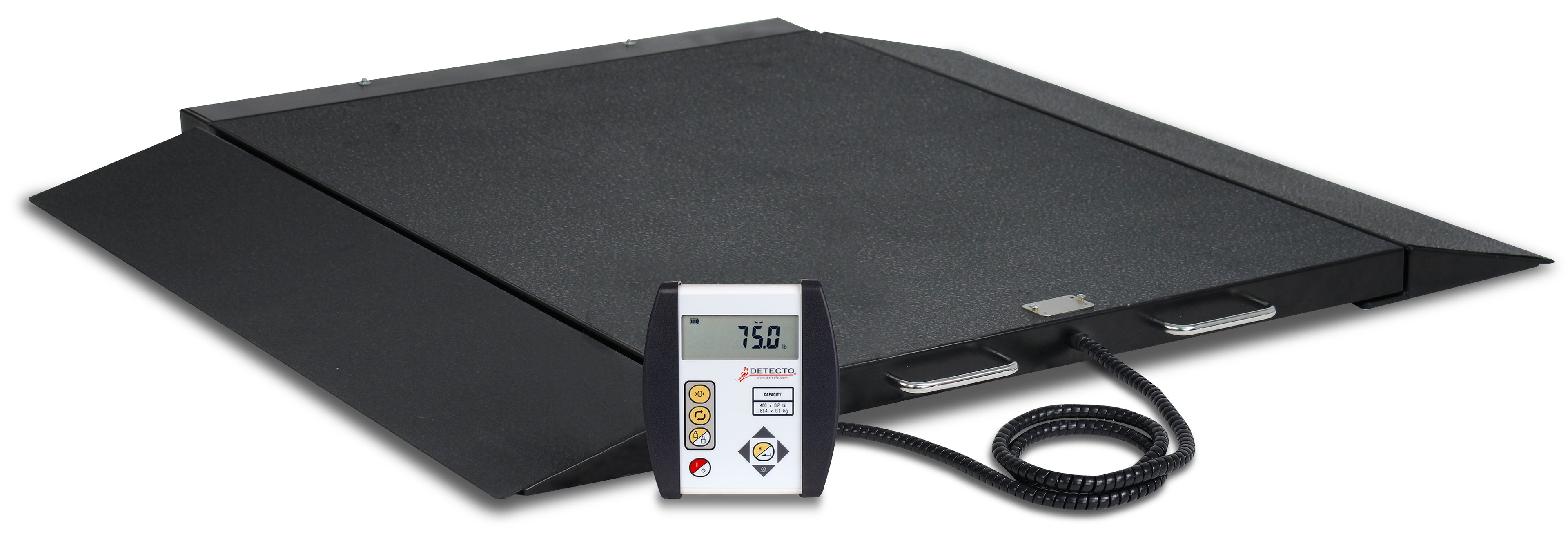 Portable Bariatric Digital Wheelchair Scale | MedVue® Indicator & EMR Ready