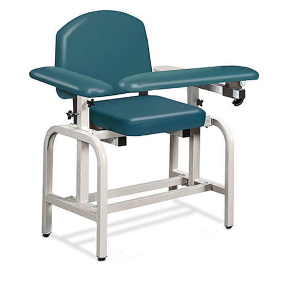 Fauteuils de prélèvement sanguin à bras rabattable Clinton Industries Lab Série X (Capacité de 400 lb)
