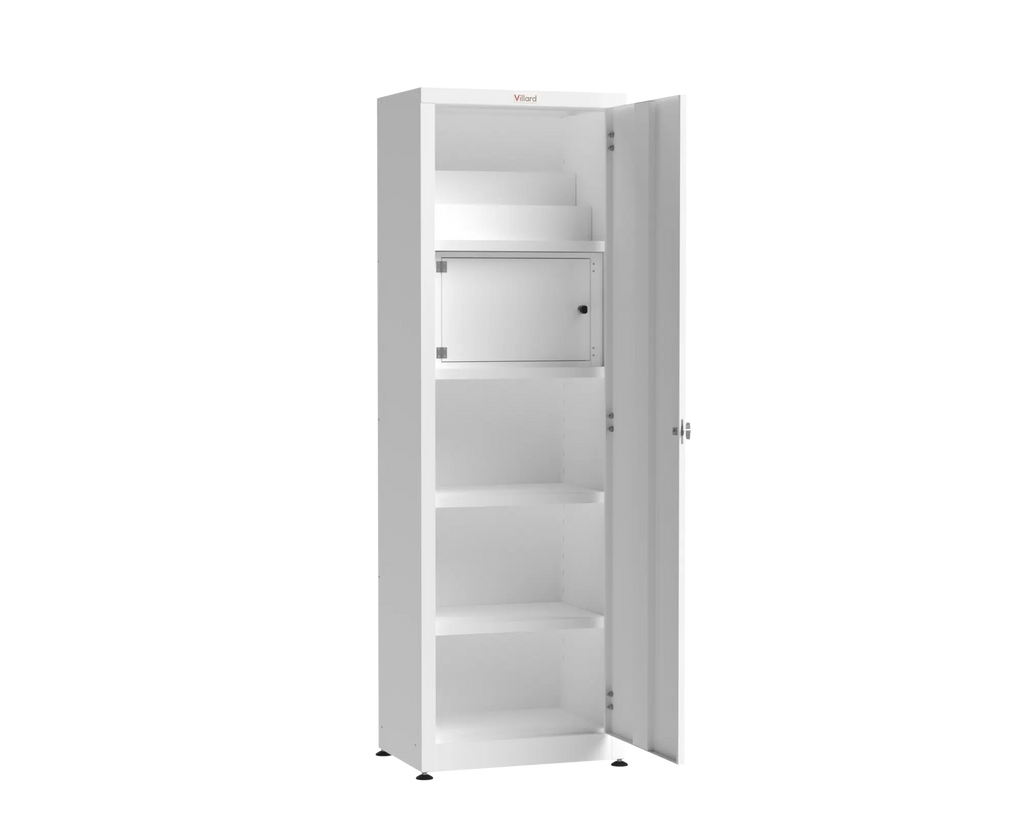 Tall Stationary Medical Pharmacy & Narcotics Cabinet (Double-Lock 3-Point Security)