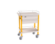 600x400 Equipped Medical Treatment and Procedure Cart with Locking Drawer & Guard Rails (Model 1003.03T03)