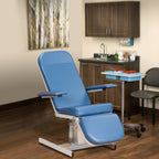 Clinton Recliner Series 6810 Electric Hi-Lo Blood Drawing Chair (22" to 30" Height, Syncope Recline, 375 lb Capacity)6810, Clinton Industries, Recliner Series, Electric Phlebotomy Chair, Blood Draw Recliner, Blood Donor Chair, Power Hi Lo Chair, Syncope M