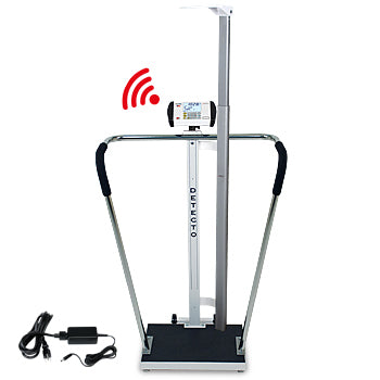 Pèse-personne bariatrique avec toise numérique et Wi-Fi/Bluetooth (6854DHR-C-AC)