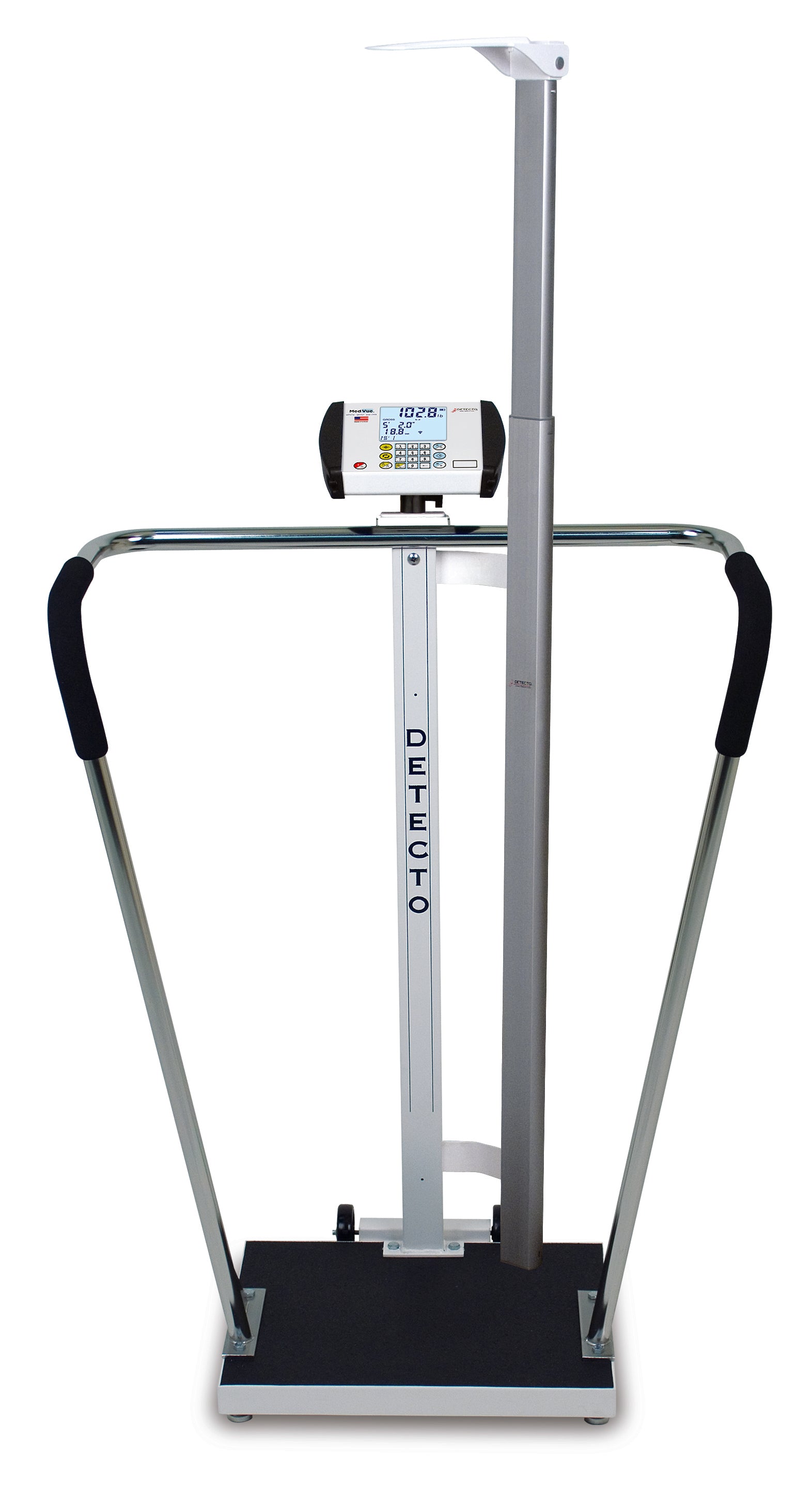 Bariatric Scale with Digital Height Rod & Wi-Fi/Bluetooth (6854DHR-C-AC)