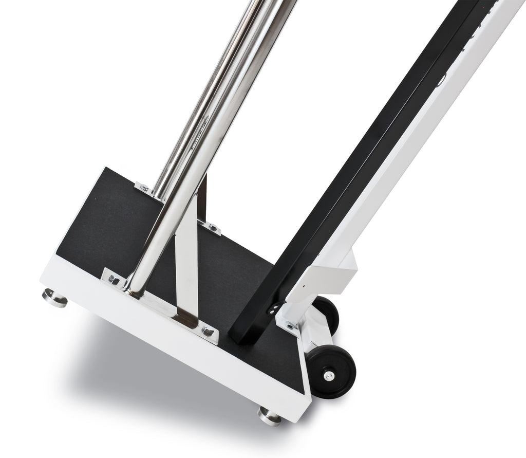 Pèse-personne bariatrique avec barre d'appui et tige de hauteur mécanique – Capacité de 1 000 lb (6855MHR-AC)