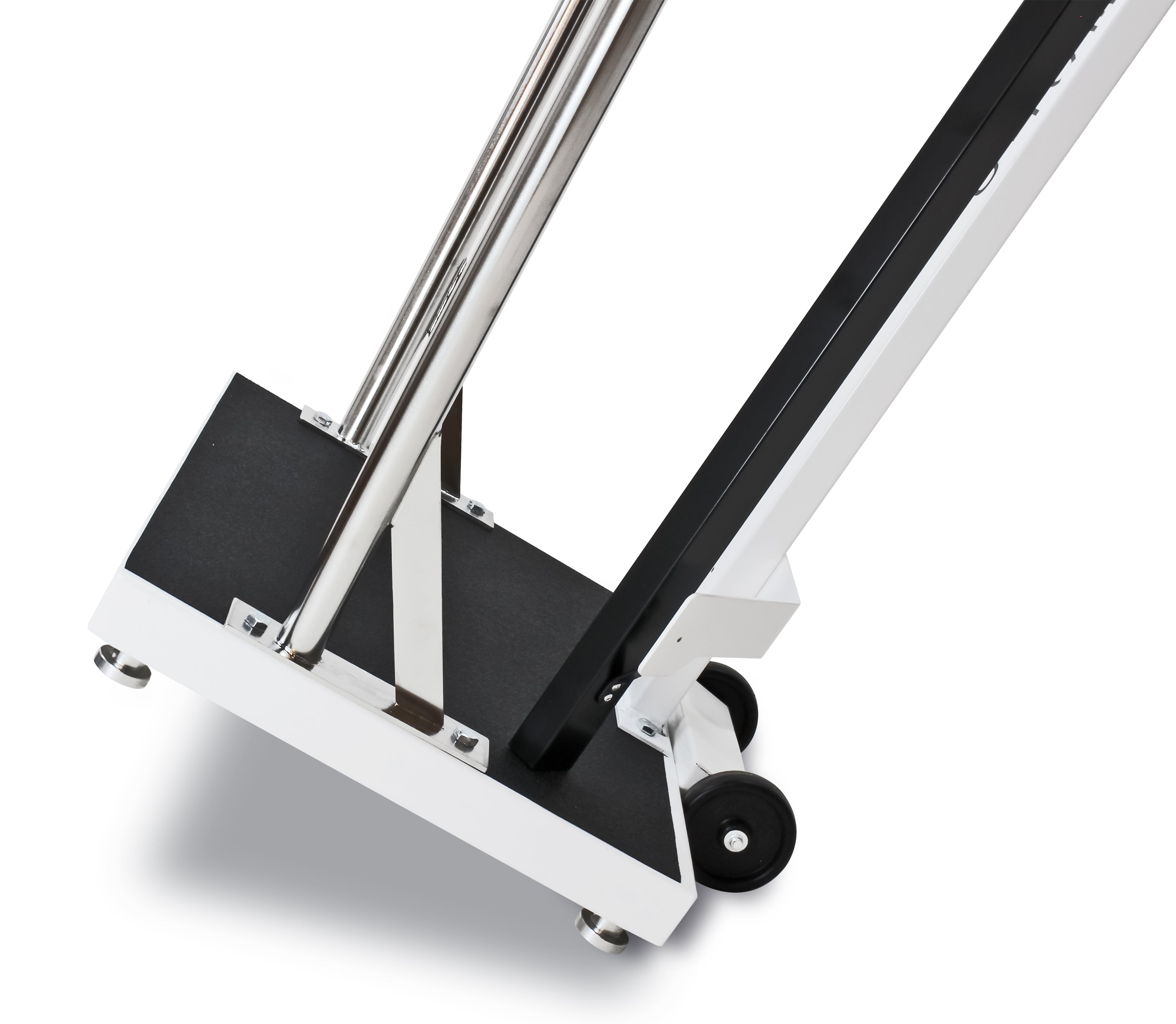 Pèse-personne bariatrique avec barre d'appui, tige de hauteur et connectivité Wi-Fi/Bluetooth (6855MHR-C-AC)