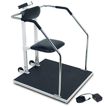 Bariatric Scale with Fold-Away Seat and Extra-Wide Platform (6868-AC)